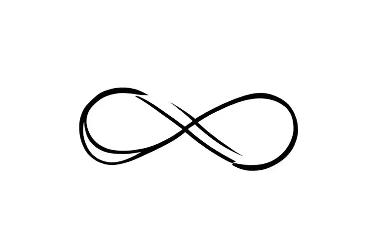 Infinity Symbol With P Intertwined
