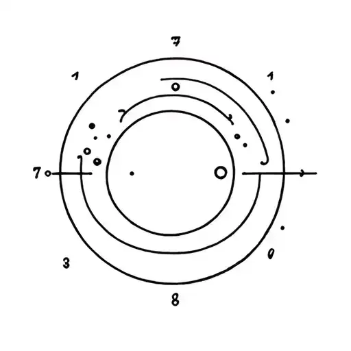 Planet Rings With Numbers