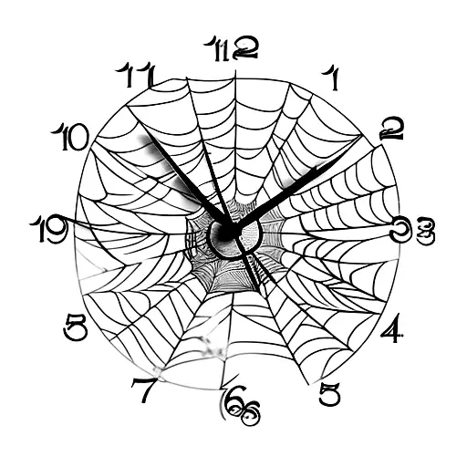Spider Lily Clock