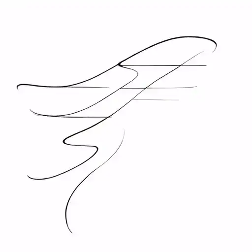 One Stripe Wave From Collarbone To Collarbone