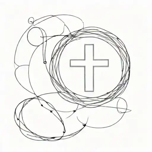 Cross Circle Minimalist