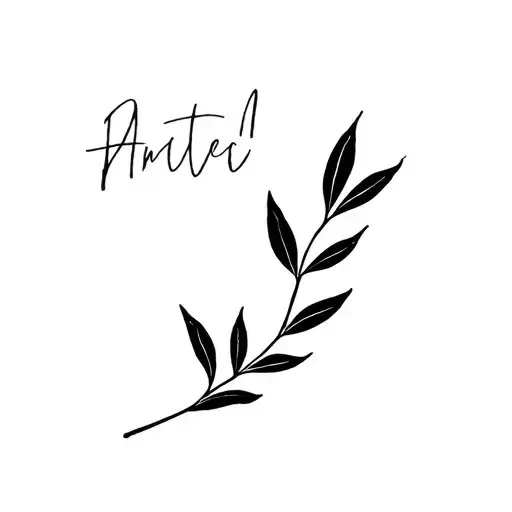 Branch With Bay Leaf