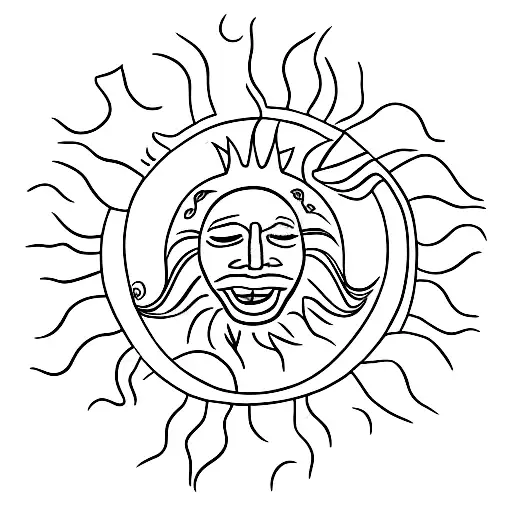 Sun Argentine's Flag