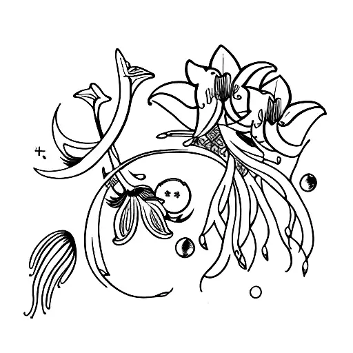 Snowdrop Flower And Capricorn Zodiac