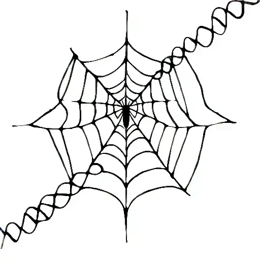 Spiderman Web Dna Helix