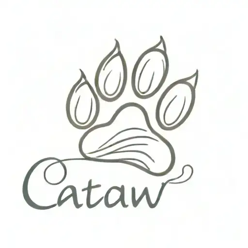 Cat Paw With Name