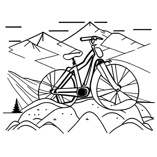 Mountain Bike Riding To The Mountains