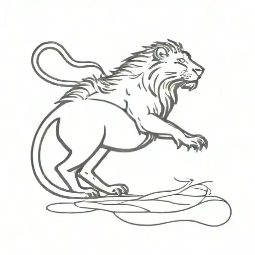 Rat Riding Lion