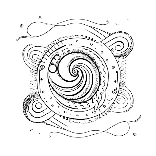 Ocean Waves Around Arm