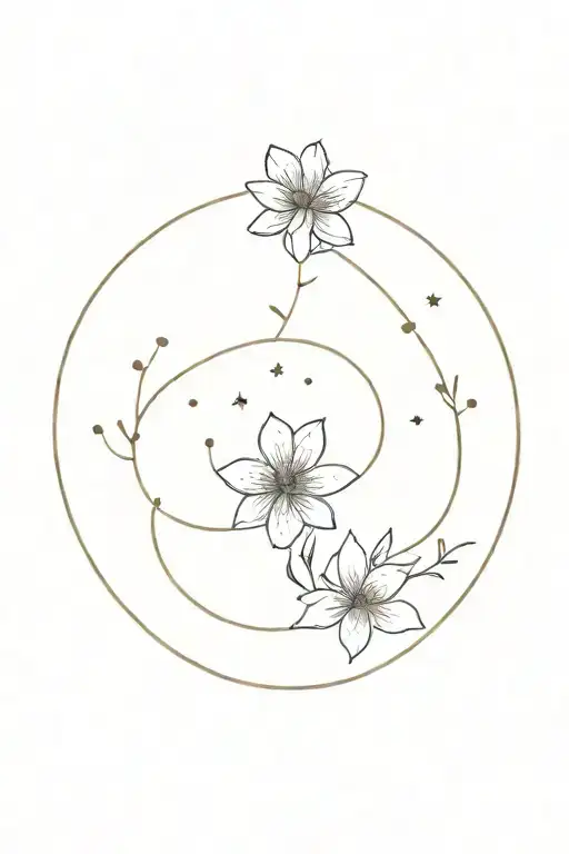 Birth Flower And Zodiac Sign Constellation