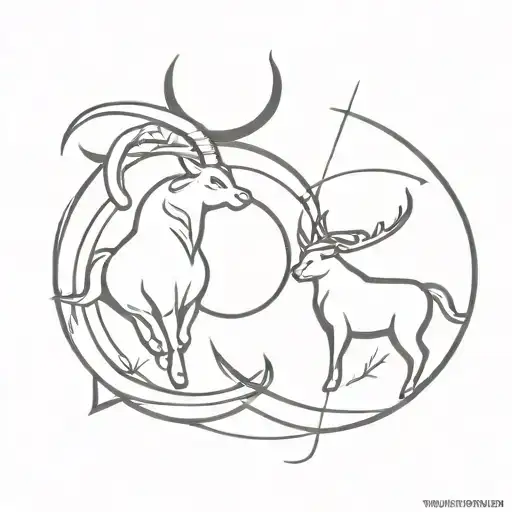 Taurus And Sagittarius Sings Combined Together