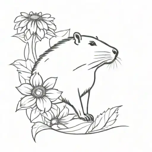 Sunflower Capybara Cheese