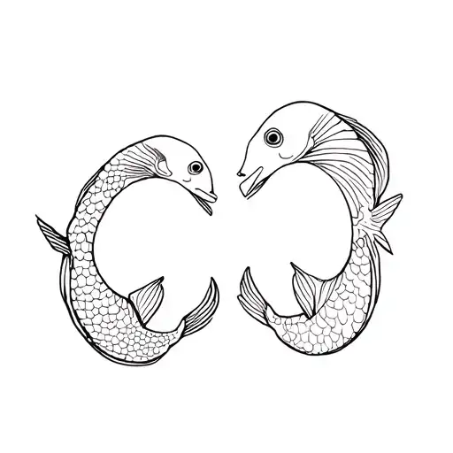 Two Fish Birth Of My Children Louis And Manon