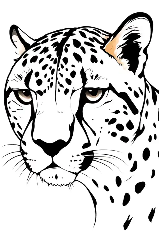 The Cheetah Muzzle That Flows Smoothly Into Beautiful Lines