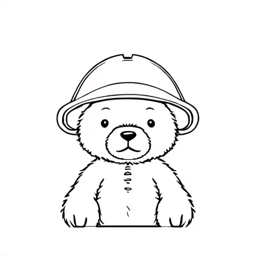 Teddy Bear Wearing A Pith Helmet