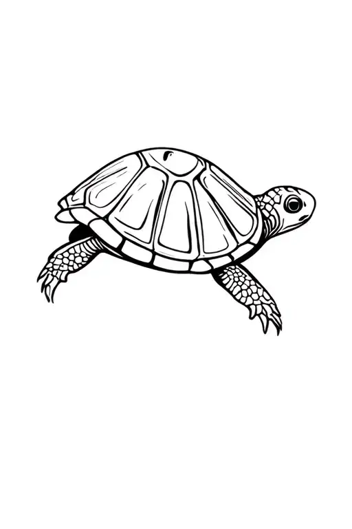 Turtle With Shell
