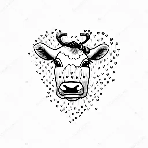 Heart With Cow
