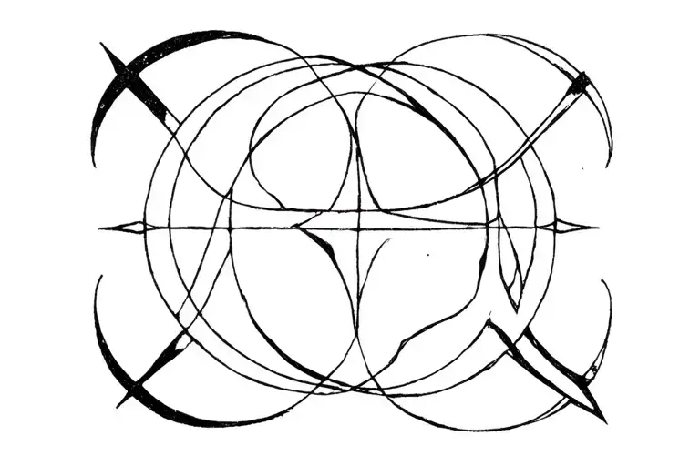 Haglaz And Nautiz Rune Circle