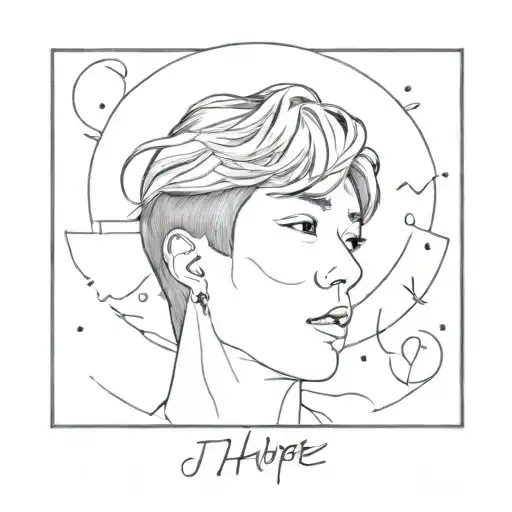Incorporate Lyrics From J-hope's Songs Into A Tattoo Design With A Music Theme