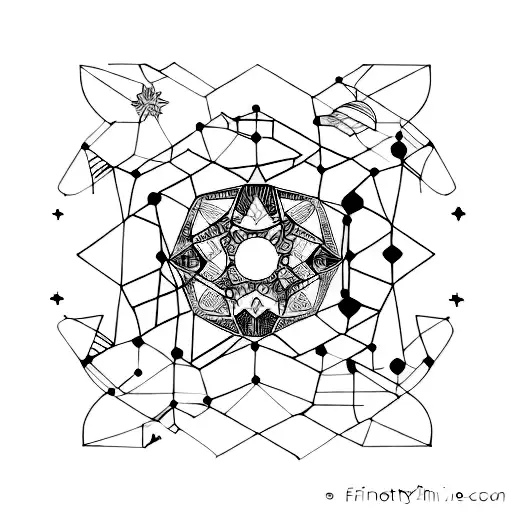 Fine Line Virgo Constellation