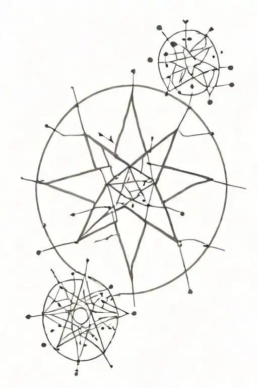 Nothern Star With Dots