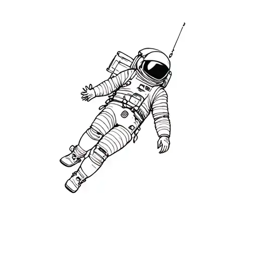 Astronaut Floating