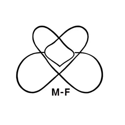 Create A Tattoo With The Infinity Symbol And A Heart By Adding The Letters M-f