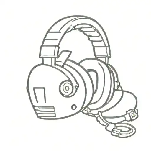 Merge A Football Helmet With Gaming Headphones And A Christmas Cactus Motif