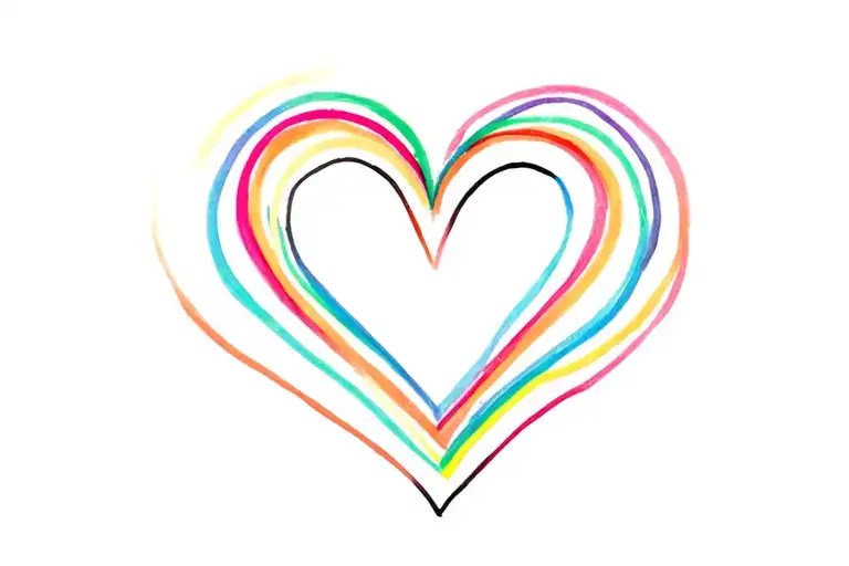 Rainbow Heart