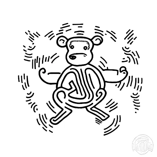 Keith Haring Bear