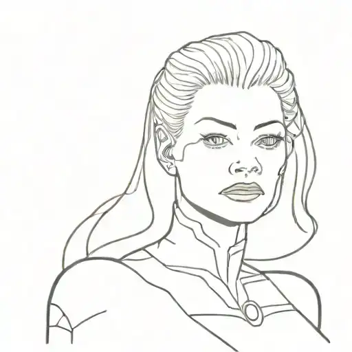 Star Trek Seven Of Nine Face With Implants