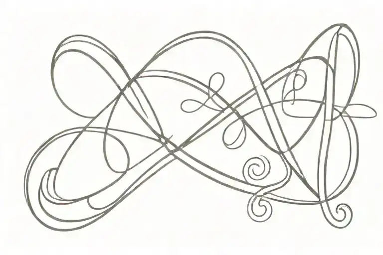 Love And Infinity Symbol