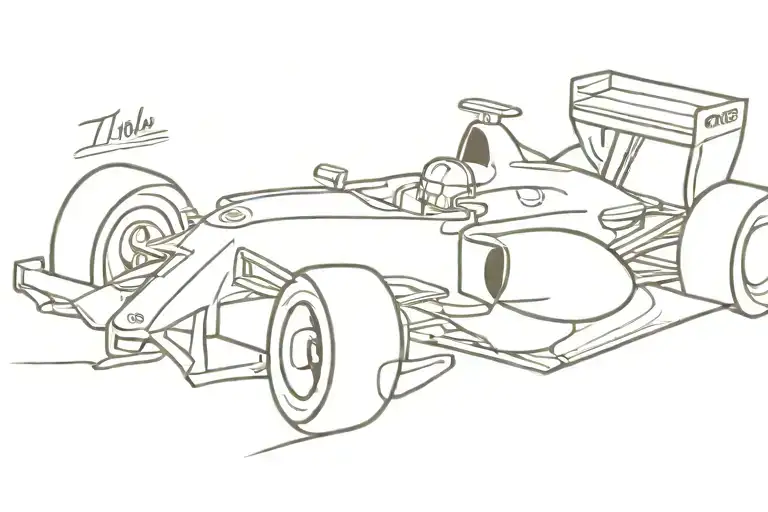 Formula One Car Driving