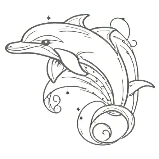 Dolphin With Disney Ear
