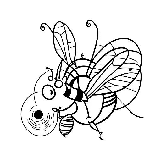 Small Cartoon Bee