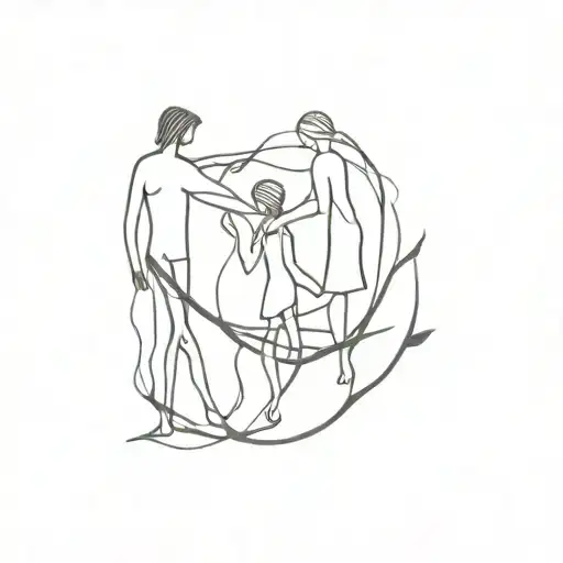 Roots Family Children Life Intertwined