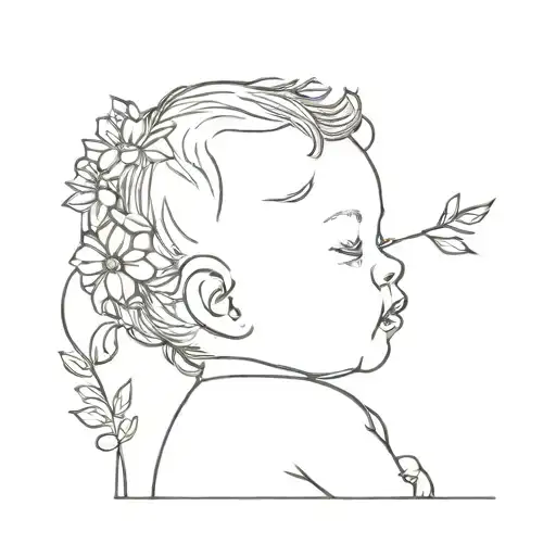Baby Profile With September Birth Flowers