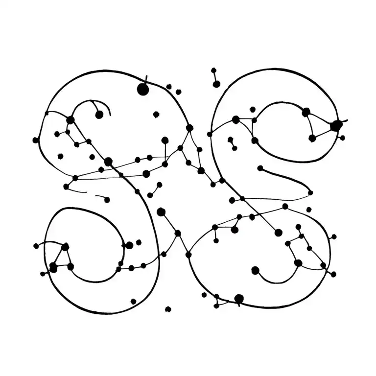 Aries Constellation With Pisces Constellation And Virgo Constellation