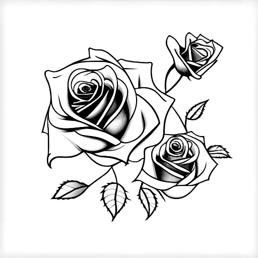 Rose Symbolising Growth