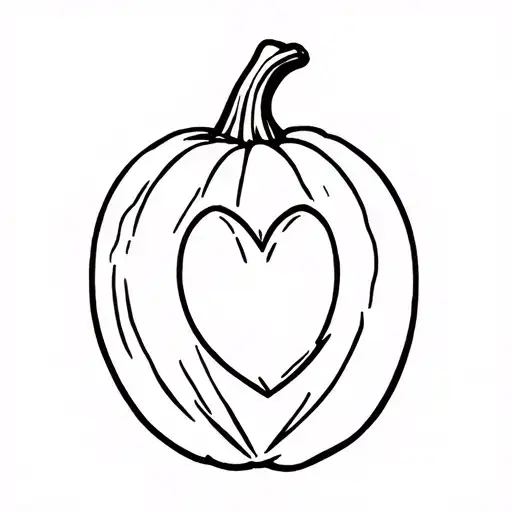 Heart Shaped Pumpkin