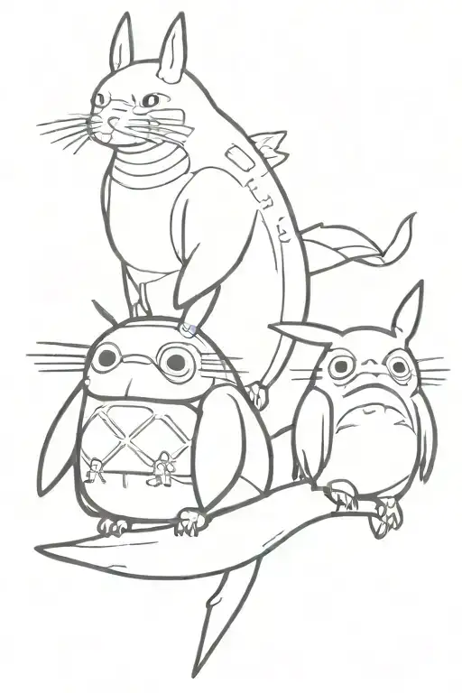 Black Tattoo About Basic Home Studio Ghibli Characters
