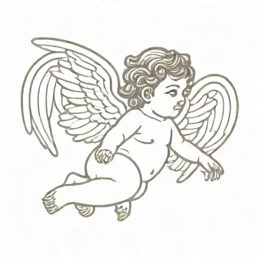 Baby Angel Ancient Greek Mythology