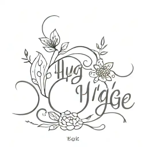 Hygge Word With Danish Designs Integrated