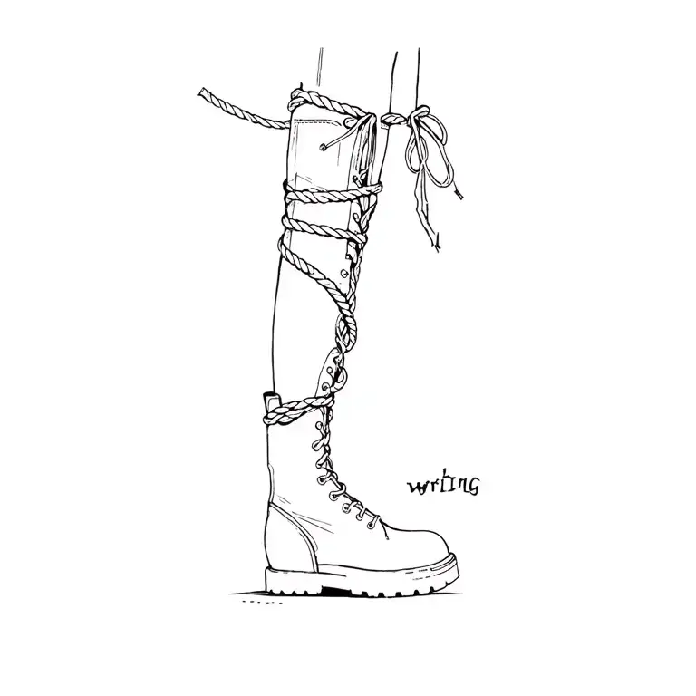 Writing With Boots And Rope