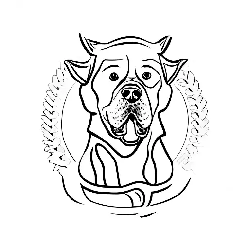 Running Dog Silhouette