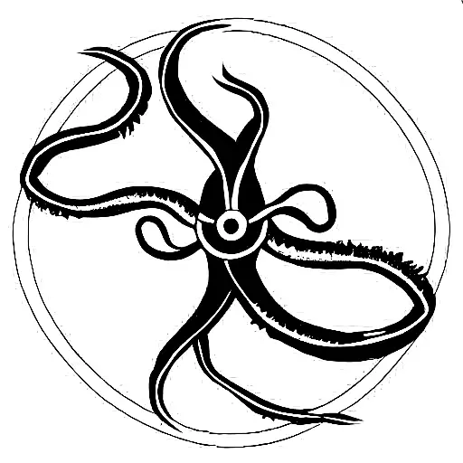 Three Wit Tentacles In Circle