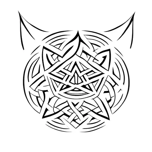 Valknut Symbol Loup Nature