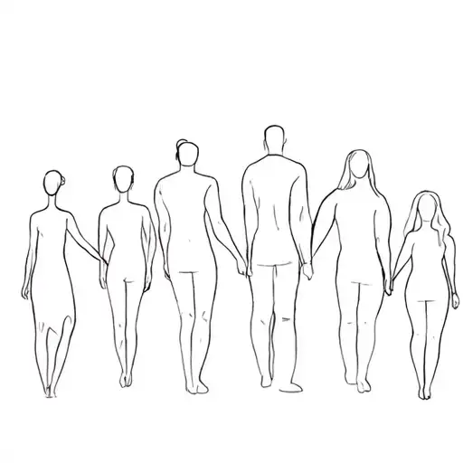 Dad With His 4 Girls