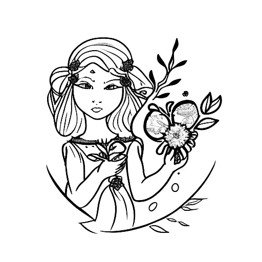Fairy Holding Flower