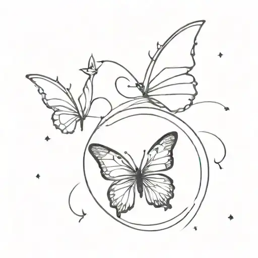Butterfly Moon Simple
